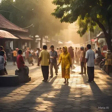 Area Publik Bantul Nyaman Dengan Paving Diamon